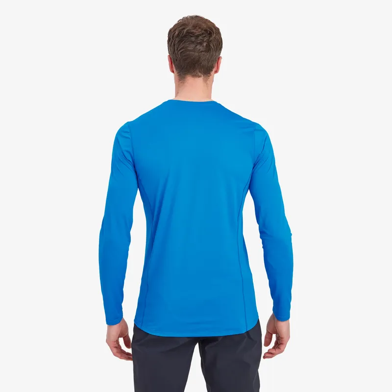 Montane Mens Dart Lite LS T-Shirt Electric Blue-3